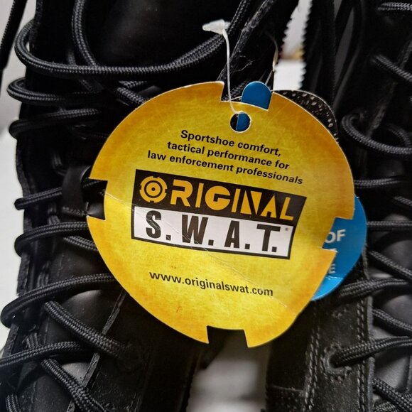 S.W.A.T. 9 Inch Side Zip Waterproof  Combat Riding Work Boot US 11.5 Mens 123401 - Picture 7 of 12